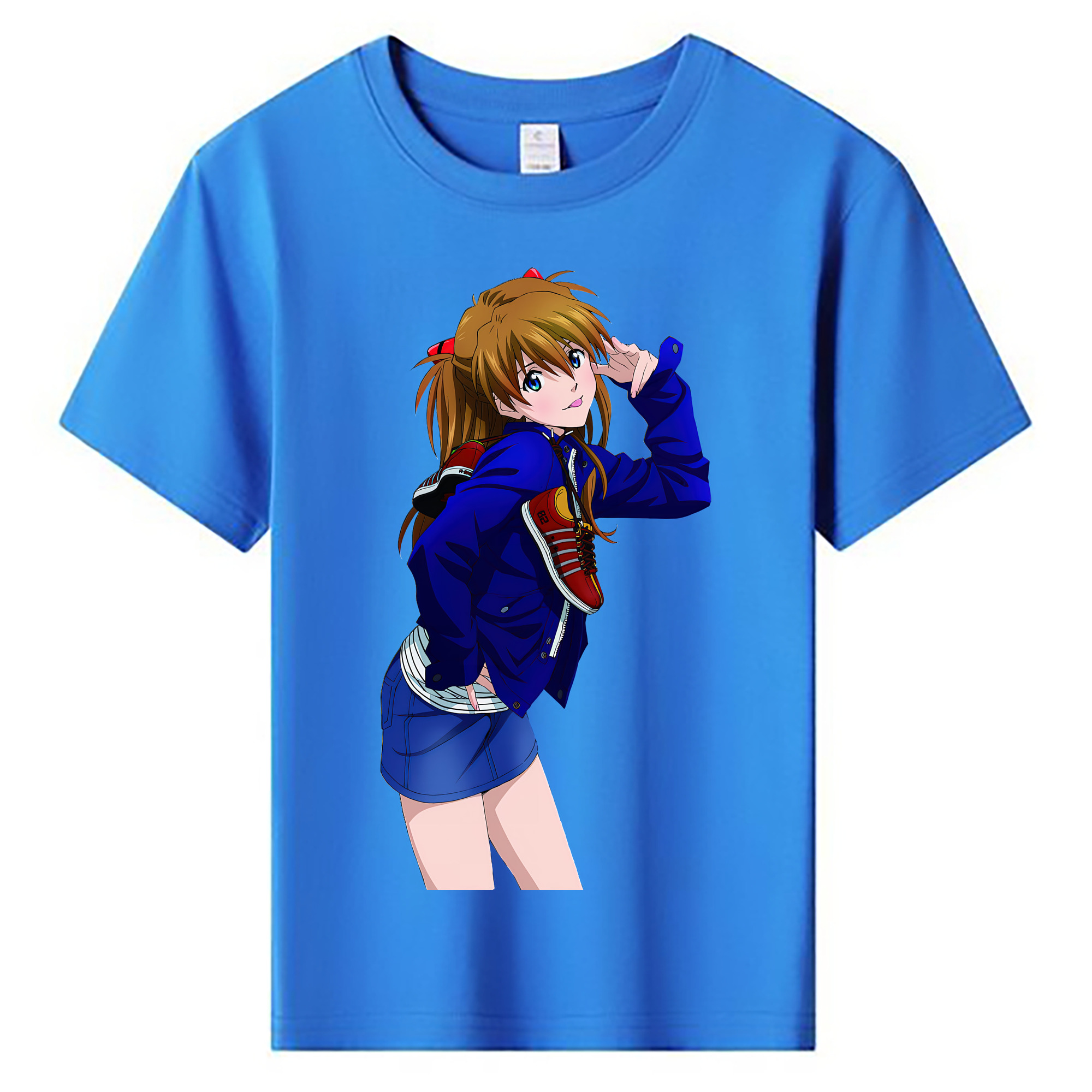 （画像用） EVA 新世紀エヴァンゲリオン 綿100％キッズTシャツ（フロントプリント）